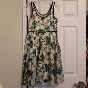 Beautiful Silk Floral Dress